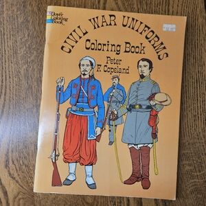 Civil War Uniforms Coloring Book, Peter Copeland, 1977, vintage